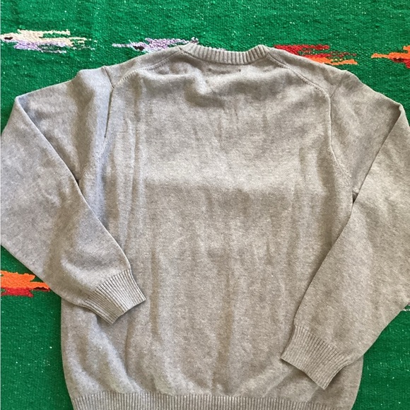 NWT Duluth Trading Co Men's Strongarm Crew Sweater in Heather Grey Size L - Picture 2 of 3